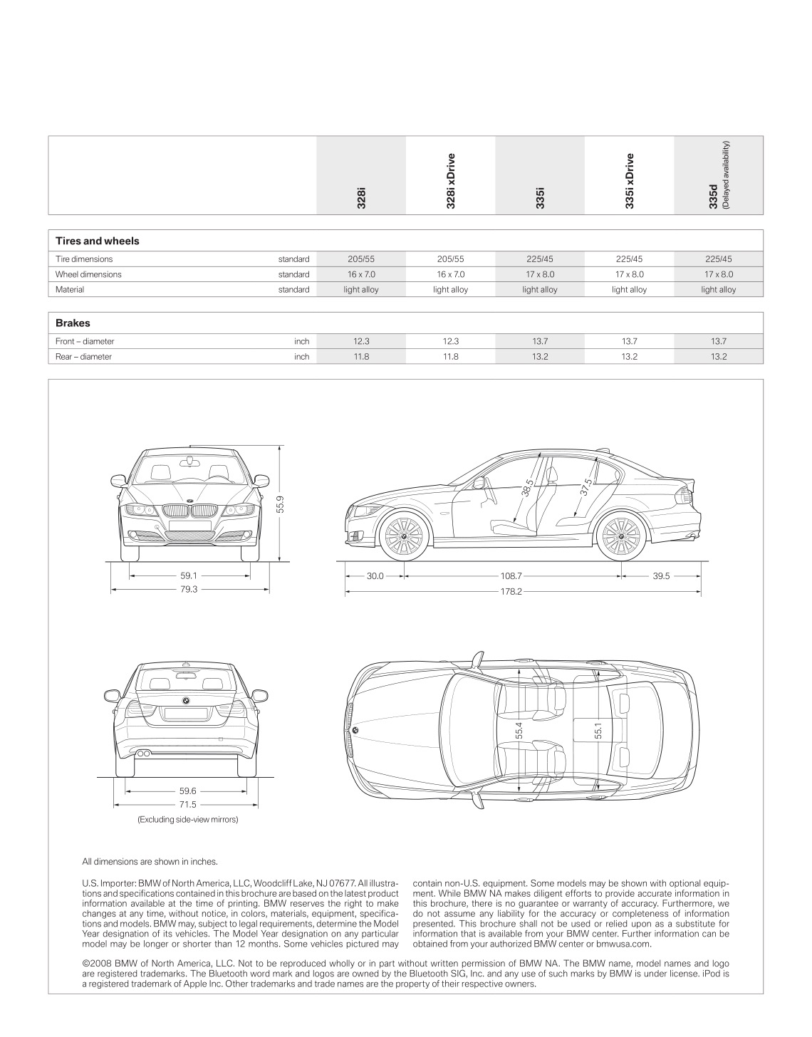2009 BMW 3-Series Sedan Brochure Page 14